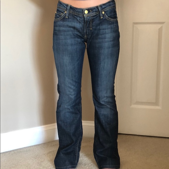 Jeans trimmed in gold - Picture 1 of 8